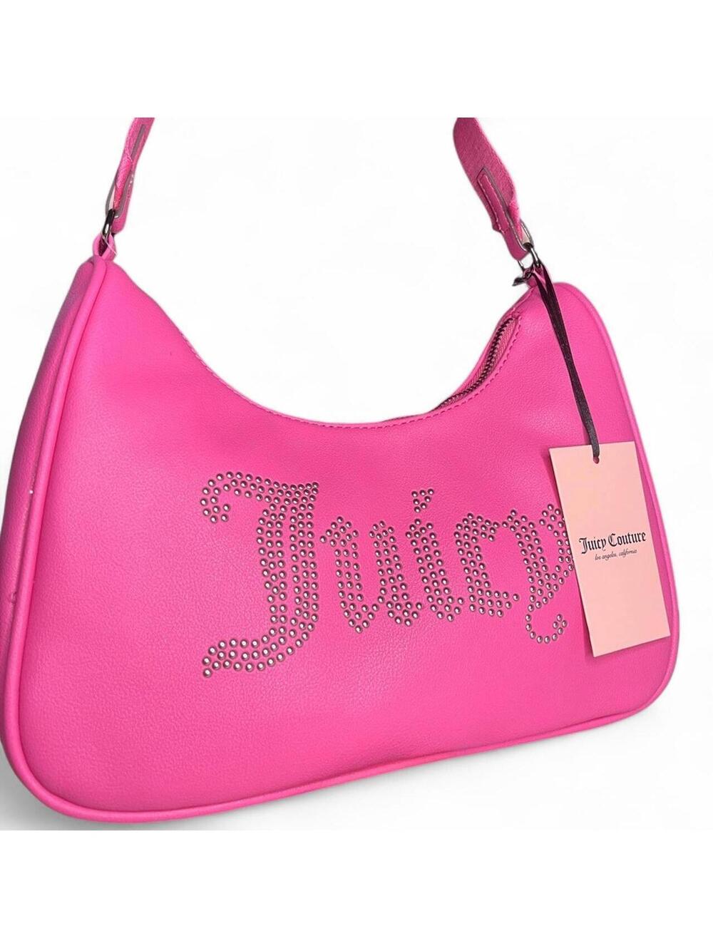 Juicy Couture Obsession Crossbody Pink Studded Logo